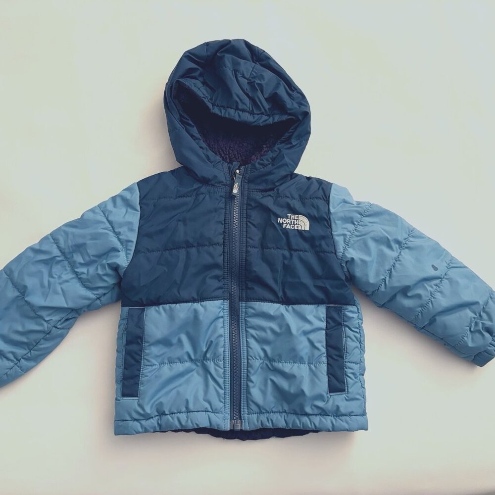 The North Face Kids Blue Puffer Jacket